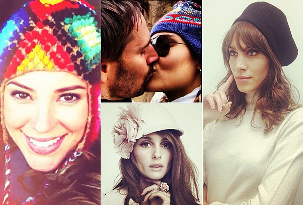 PAOLA OLIVEIRA; FERNANDA TAVARES, OLIVIA PALERMO E ALEXA CHUNG: GORROS E CHAPÉUS ESTILOSOS PARA UM LOOK DIFERENTE (Foto: Reprodução/Instagram)