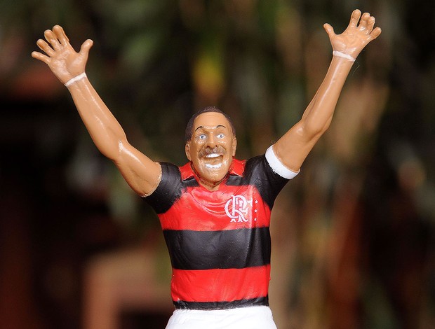 boneco Júnior Flamengo  (Foto: André Durão / Globoesporte.com)