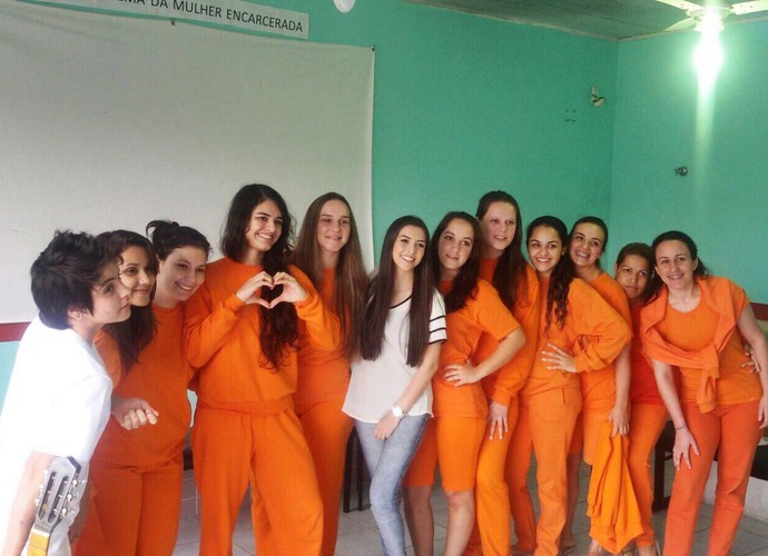 Mulheres que estão presas falaram sobre vaidade no Mistura (Foto: RBS TV/Divulgação)