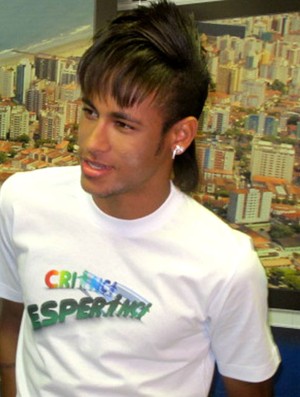 neymar na Tv tribuna,para gravação do Criança Esperança.  (Foto: marcelo Hazan /Globoesporte.com)