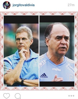 Valdivia deseja sorte para Marcelo Oliveira com 