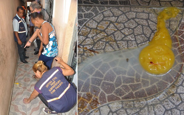 Moradora do Itaim Paulista 'frita' ovo no chão de sua casa; Defesa Civil investiga causas do superaquecimento do solo (Foto: Gero/Futura Press/Estadão Conteúdo)