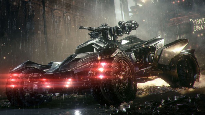 Batmóvel é a grande novidade em Arkham Knight, mas não é tão legal assim (Foto: Divulgação)