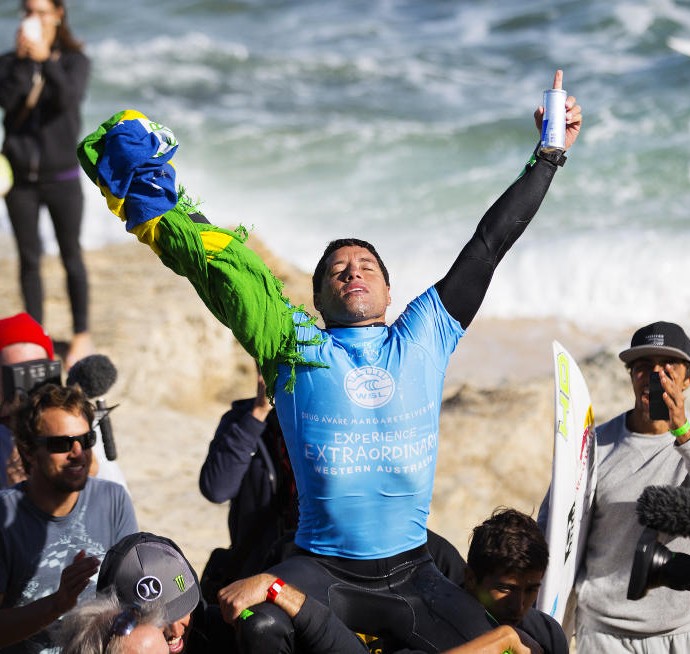 Adriano de Souza Mineiro campeão Margaret surfe (Foto: Divulgação/WSL) Adriano de Souza Mineiro campeão Margaret surfe (Foto: Divulgação/WSL)
