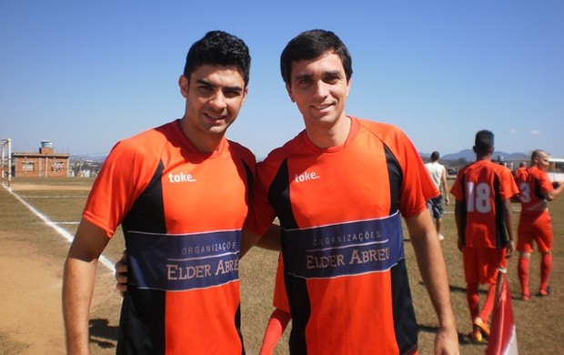 Patrick e Rodrigo Futebol Amador Muriaé (Foto: Raphael Lemos)