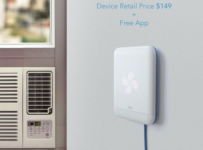 Gadget promete tornar consumo de energia com ar mais inteligente (Foto: Divulgação/Tado)