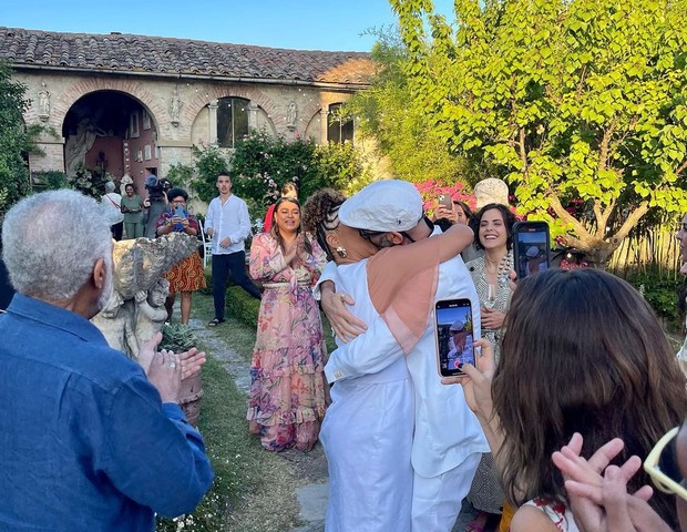 Casamento de Maria Gil e Giacomo Pirazolli  (Foto: Reprodução/Instagram)