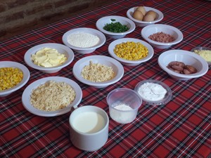 Ingredientes do Assado de Pamonha (Foto: Ednardo Blast/TV Grande Rio)