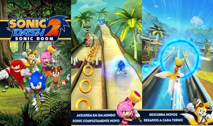Sonic Boom chegou ao smartphones através de Sonic Dash 2 (Foto: Divulgação / SEGA)
