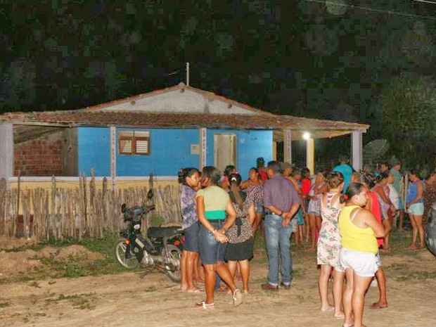 Crime aconteceu no assentamento Jurema, na zona rural de Mossoró, RN (Foto: Marcelino Neto)