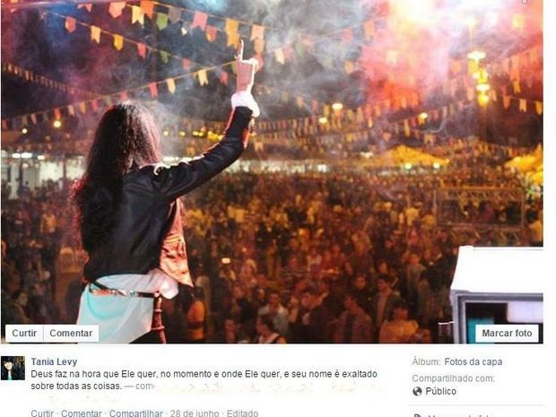 Cantora gospel Tania Levy teve pedido de liberdade negado pela Justiça, segundo o MP - São Pedro (Foto: Reprodução/Facebook)