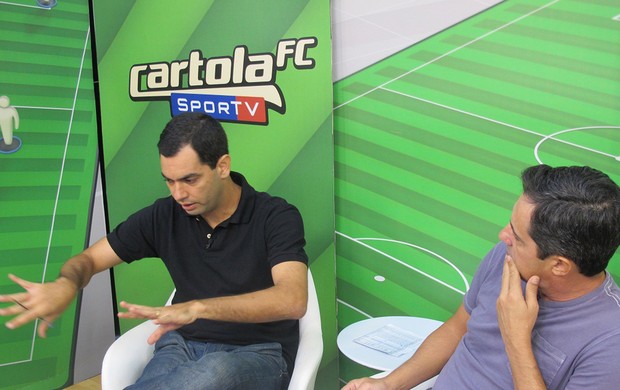 cartola fc Daniel Cardoso e Carlos Eduardo Lino (Foto: Raphael Bózeo)