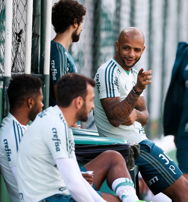Intensidade agrada elenco, e Felipe Melo diz: É bonito ver o Palmeiras jogar