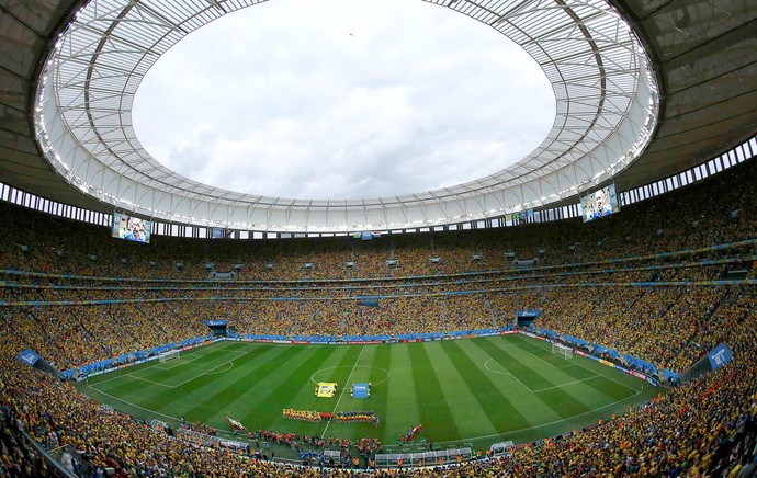 estádio Mané Garrincha jogo Brasil x Holanda (Foto: Reuters)