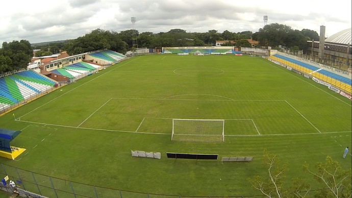 Estádio Municipal Lindolfo Monteiro (Foto: Magno Bonfim/frame-drone/TVCLUBE) Estádio Municipal Lindolfo Monteiro (Foto: Magno Bonfim/frame-drone/TVCLUBE)