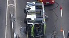 Ônibus tomba 
e 27 ficam 
feridos no Rio (Reprodução/TV Globo)