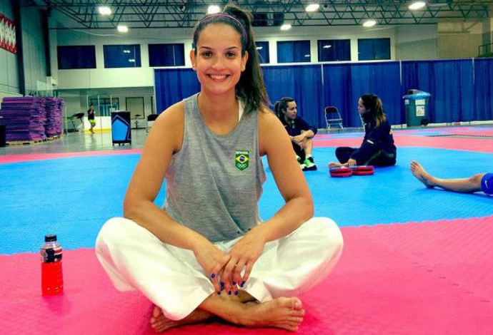 Raphaella Galacho treina em Toronto com a seleção de taekwondo (Foto: Reprodução/Instagram)