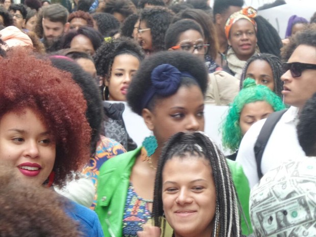 Evento visou a valorização da beleza negra e do protagonismo da mulher negra na sociedade brasileira (Foto: Tony Mattoso/ RPC Curitiba) Evento visou a valorização da beleza negra e do protagonismo da mulher negra na sociedade brasileira (Foto: Tony Mattoso/ RPC Curitiba)