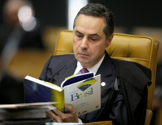 O ministro Luís Barroso em sessão plenária no STF  (Foto: Fellipe Sampaio/SCO/STF )