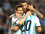 Meia hora de Messi, gols e festa: Argentina bate Eslovênia no adeus