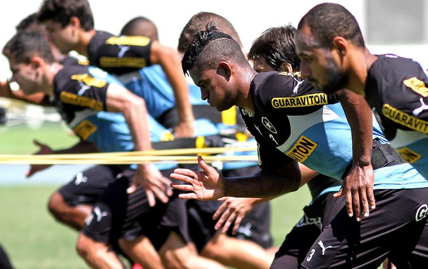 Dankler, treino Botafogo (Foto: Vitor Silva / SSpress)