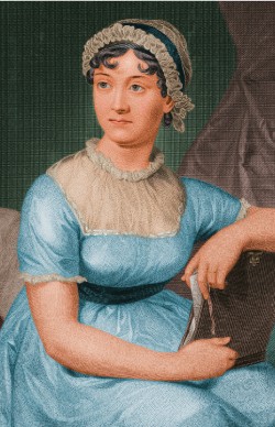 ATEMPORAL Jane Austen, escritora inglesa  do século XIX.  O pragmatismo dos personagens ajuda a explicar o sucesso de sua obra (Foto: Stock Montage/Getty Images)