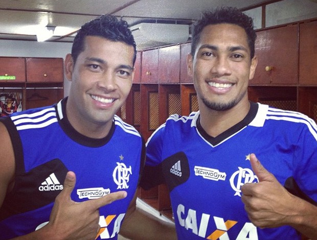 André santos e Hernane Flamengo (Foto: Reprodução / Instagram)