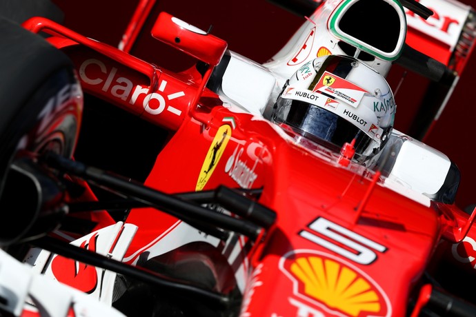 Sebastian Vettel lidera último dia de testes da pré-temporada da Fórmula 1 (Foto: Getty Images)