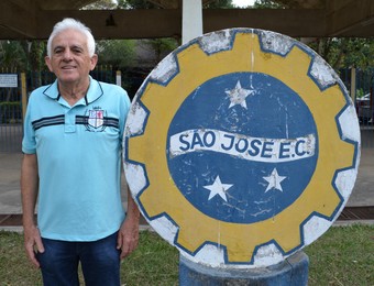 Geléia, candidato à presidência do São José-SP (Foto: Danilo Sardinha/Globoesporte.com)