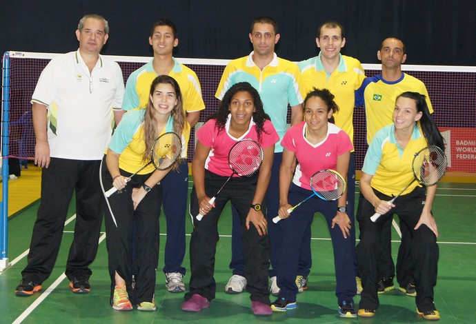 GP do Rio de Badminton - Seleção brasileira (Foto: Márcio Menezes)