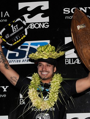 Surfe perde Ricardo dos Santos em 20 de janeiro de 2015 (Foto: Steve Robertson/ASP)