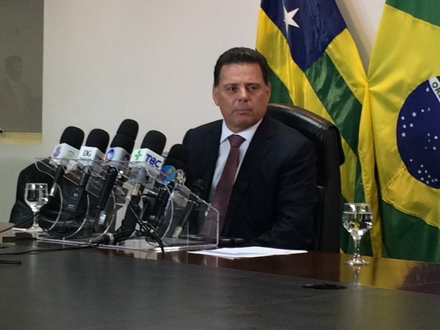 Governador de Goiás, Marconi Perillo, em Goiânia, Goiás (Foto: Paula Resende/ G1)
