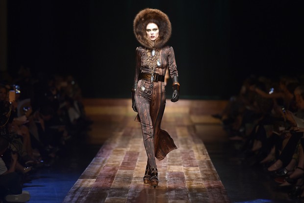 Jean Paul Gaultier, alta-costura, inverno 2017   (Foto: Getty Images)