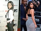 Antes e depois: veja a transformação de Kim Kardashian, a 'mulher do ano'
