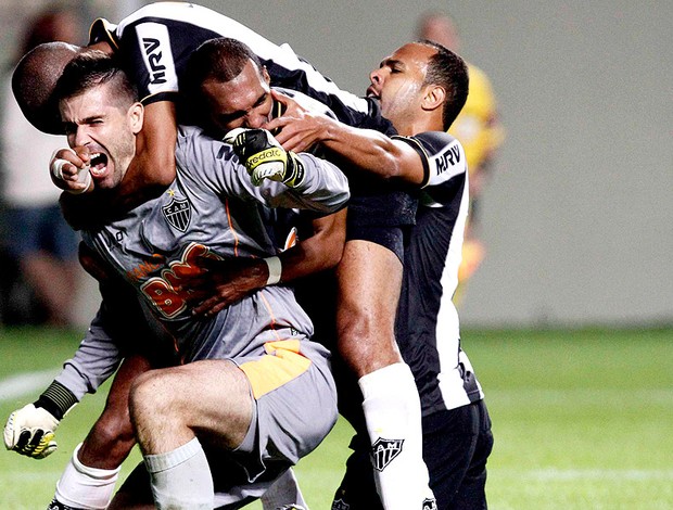 Victor defesa pênalti jogo Atlético-MG Tijuana (Foto: Reuters)