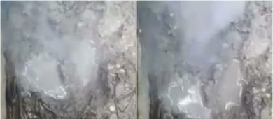 'Minivulcão de Maranguape': no CE, fenômeno intriga geólogos (Reprodução)