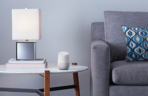 Google Home, assistente doméstico para controlar aparelhos conectados dentro de casa. (Foto: Divulgação/Google)