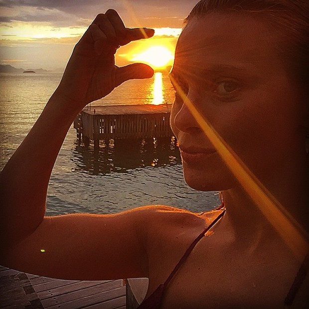 Carolina Dieckmann em Angra dos Reis, na Costa Verde do Rio de Janeiro (Foto: Instagram/ Reprodução)