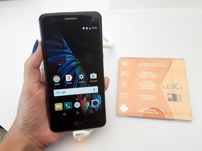 LG K8 2017 - Lançamento no Rio - Ana Marques - Original (Foto: Ana Marques/TechTudo) LG K8 2017 - Lançamento no Rio - Ana Marques - Original (Foto: Ana Marques/TechTudo)