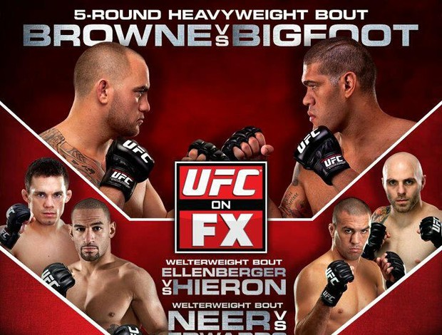 Cartaz oficial do UFC Browne x Pezão, que acontece em 5 de outubro, nos EUA (Foto: Reprodução / Twitter)