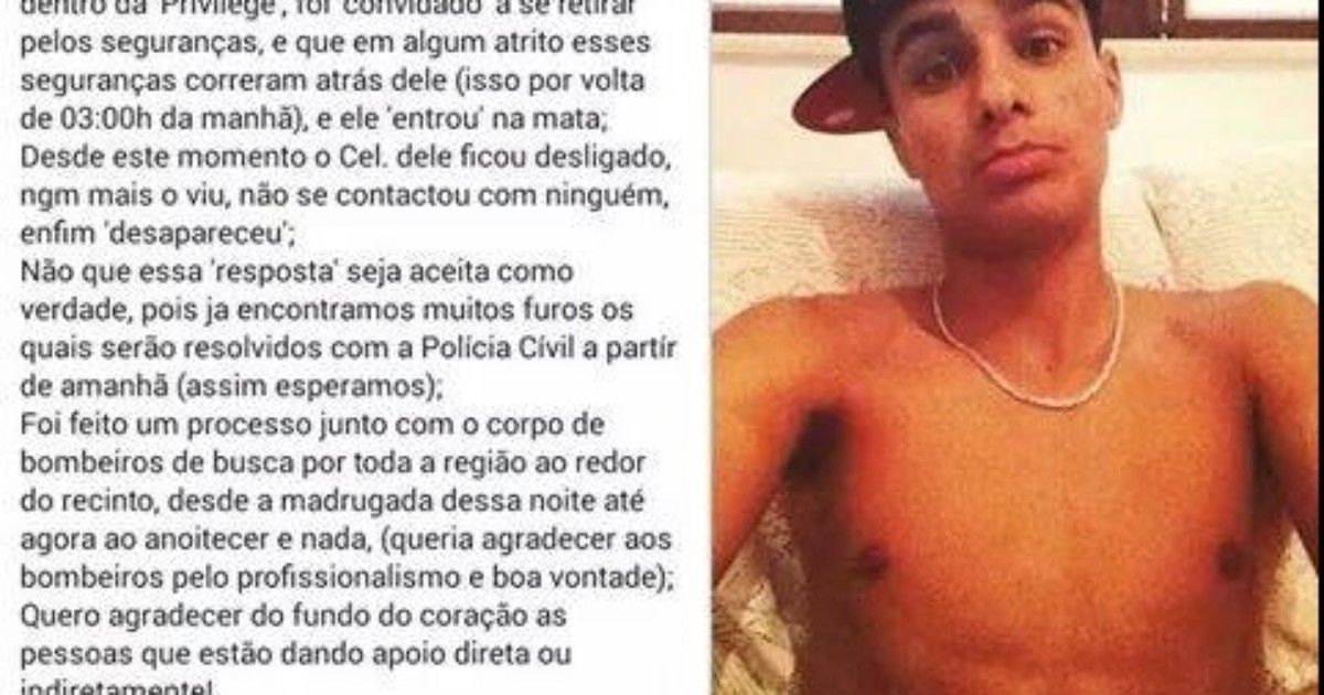 G1 Jovem Desaparecido Após Sair De Boate Em Juiz De Fora é Achado