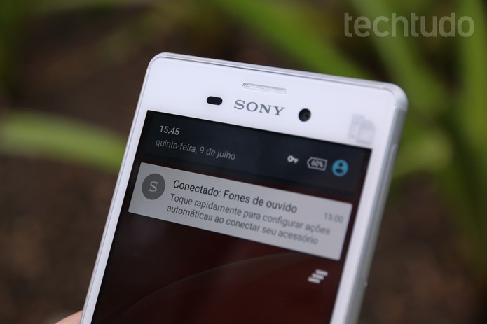 Xperia M4 Aqua ativa funções automaticamente quando está embaixo d'água (Foto: Carol Danelli/TechTudo) Xperia M4 Aqua ativa funções automaticamente quando está embaixo d'água (Foto: Carol Danelli/TechTudo)