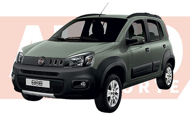 Versão Way do novo Fiat Uno, que chega em outubro deste ano (Foto: João Kleber Amaral/Autoesporte)