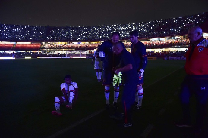 São Paulo x Santos apagão (Foto: Marcos Ribolli)