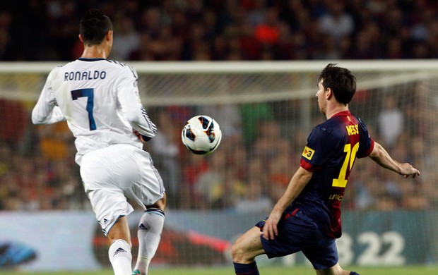 messi cristiano ronaldo real madrid x barcelona (Foto: Reuters)