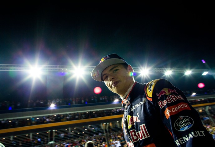 Max Verstappen no circuito de Marina Bay, palco do GP de Cingapura (Foto: Getty Images)