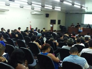Auditório da UFOPA recebe roda de conversas a favor do rio Tapajós (Foto: Johnson Portela/Divulgação)