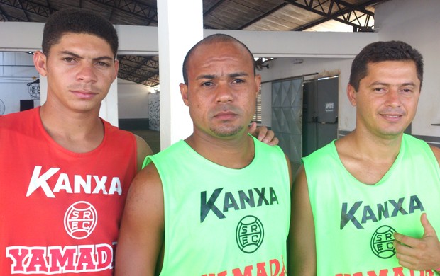 Wellington Maranhão, Romário e Itupiranga são as novas caras do São Raimundo (Foto: Weldon Luciano)