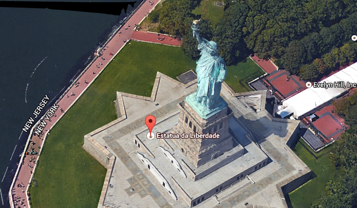 Novos modelos em 3D possuem detalhes mais precisos (foto: Reprodução/Google Maps)