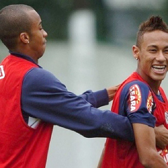 Neymar e Wesley Lopes Santos (Foto: Reprodução / Instagran )